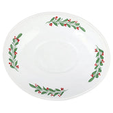 Aria Holiday Shallow Oval Bowl